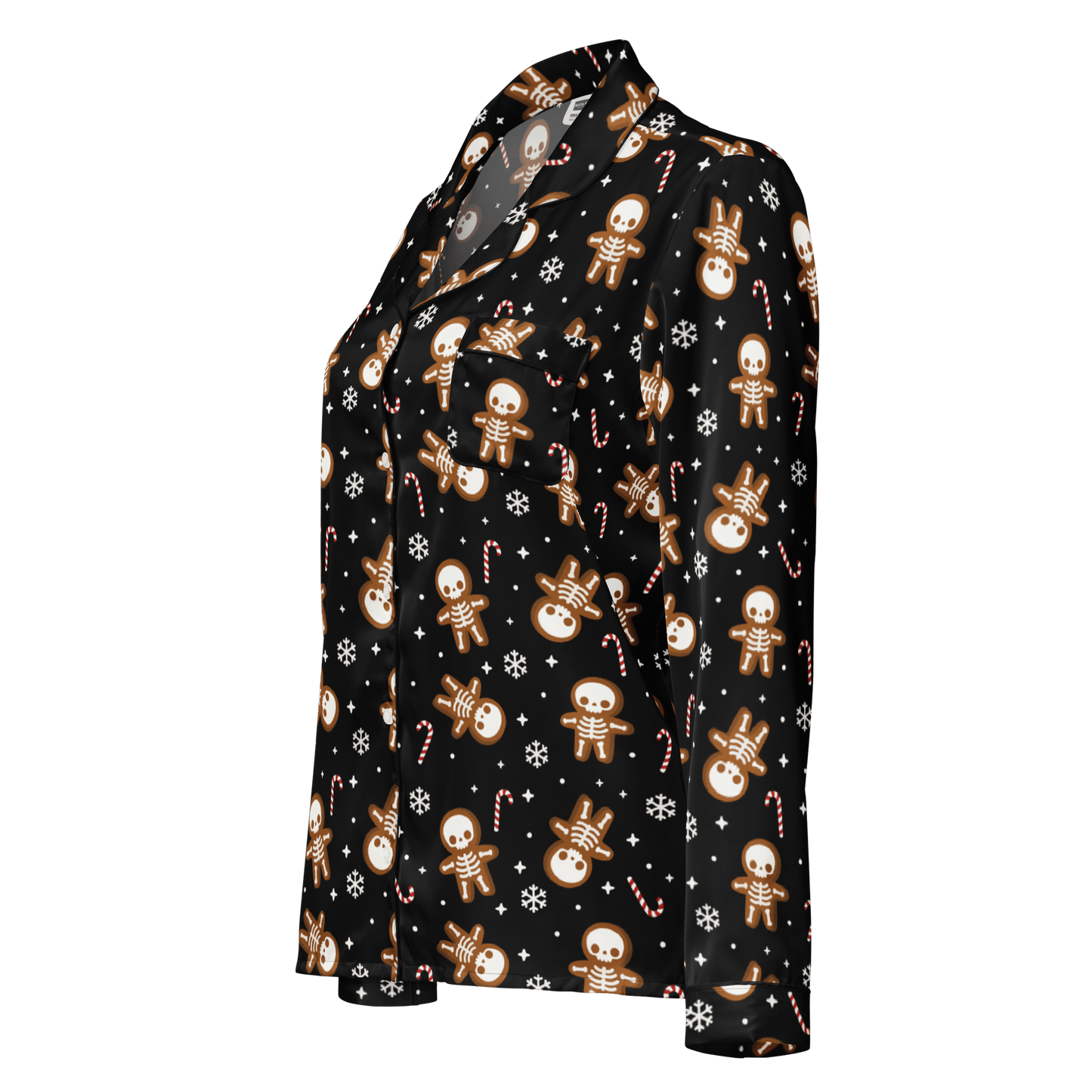 Gingerdead Men Silky Pajama Top