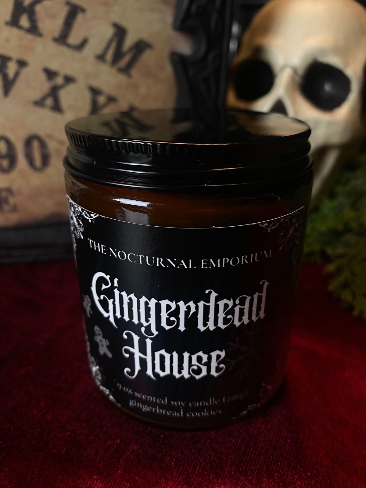 Gingerdead House Jar Candle