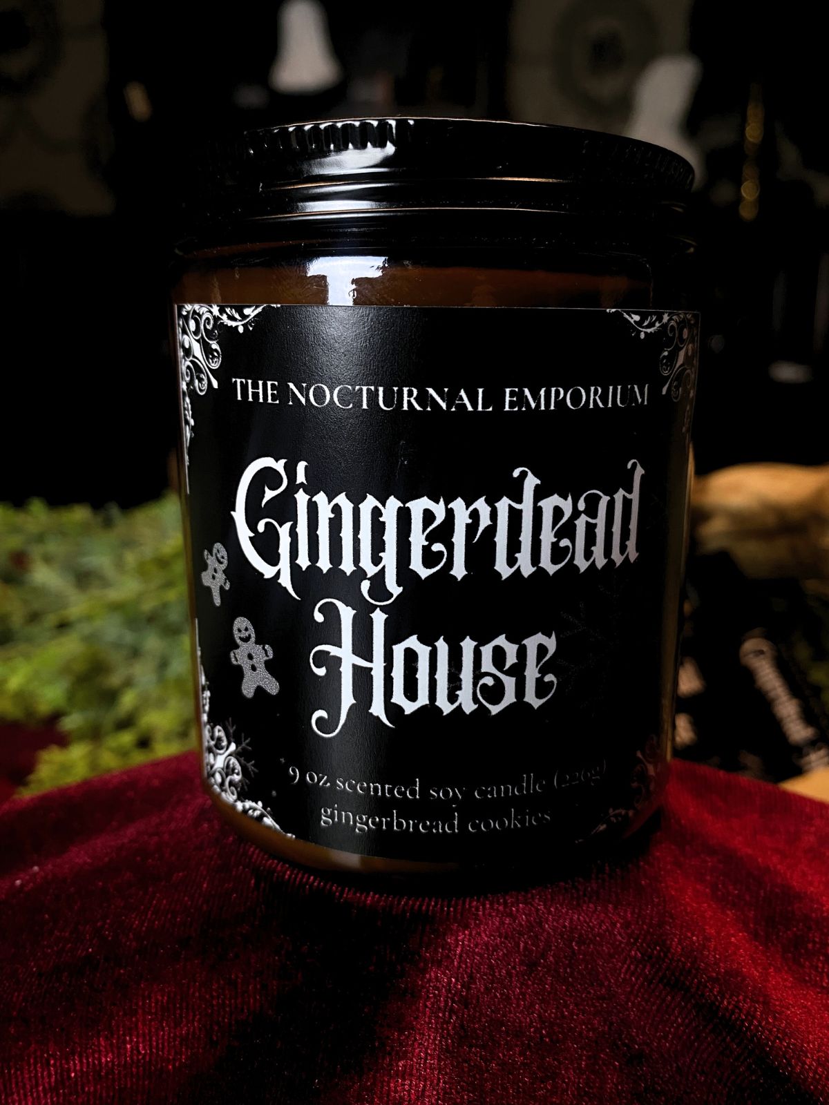 Gingerdead House Jar Candle