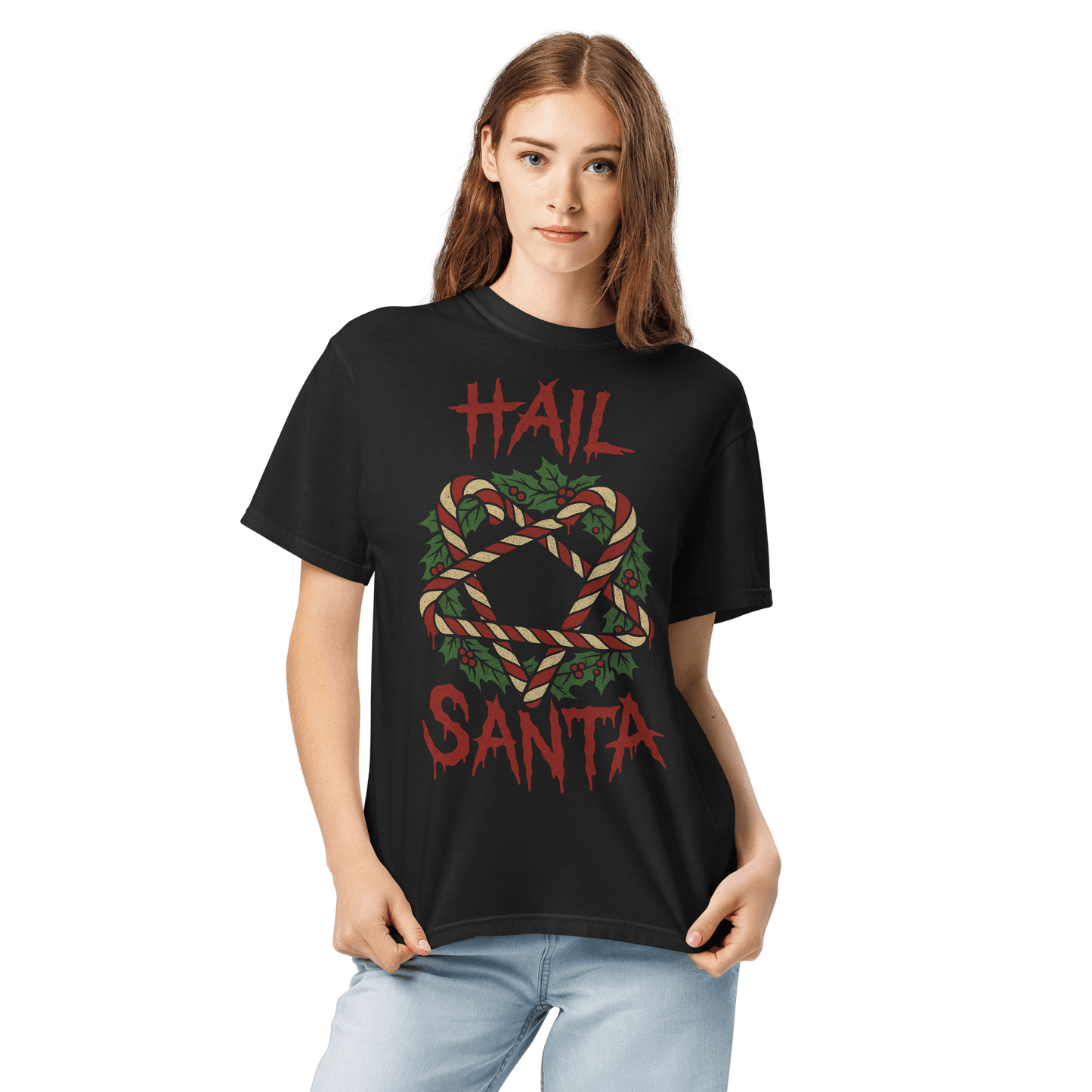 Hail Santa Comfy Tee