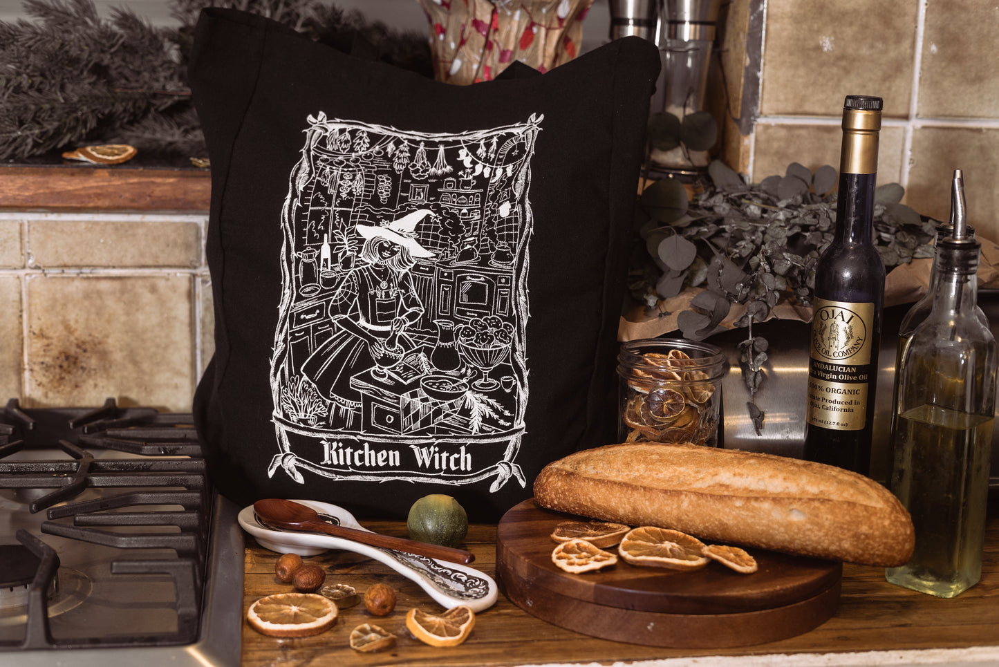 Kitchen Witch Tote Bag