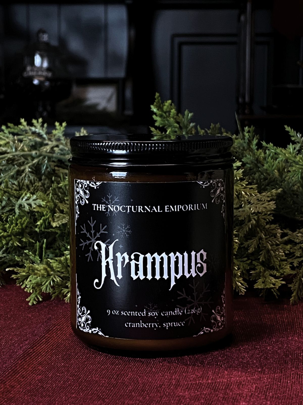 Krampus Jar Candle