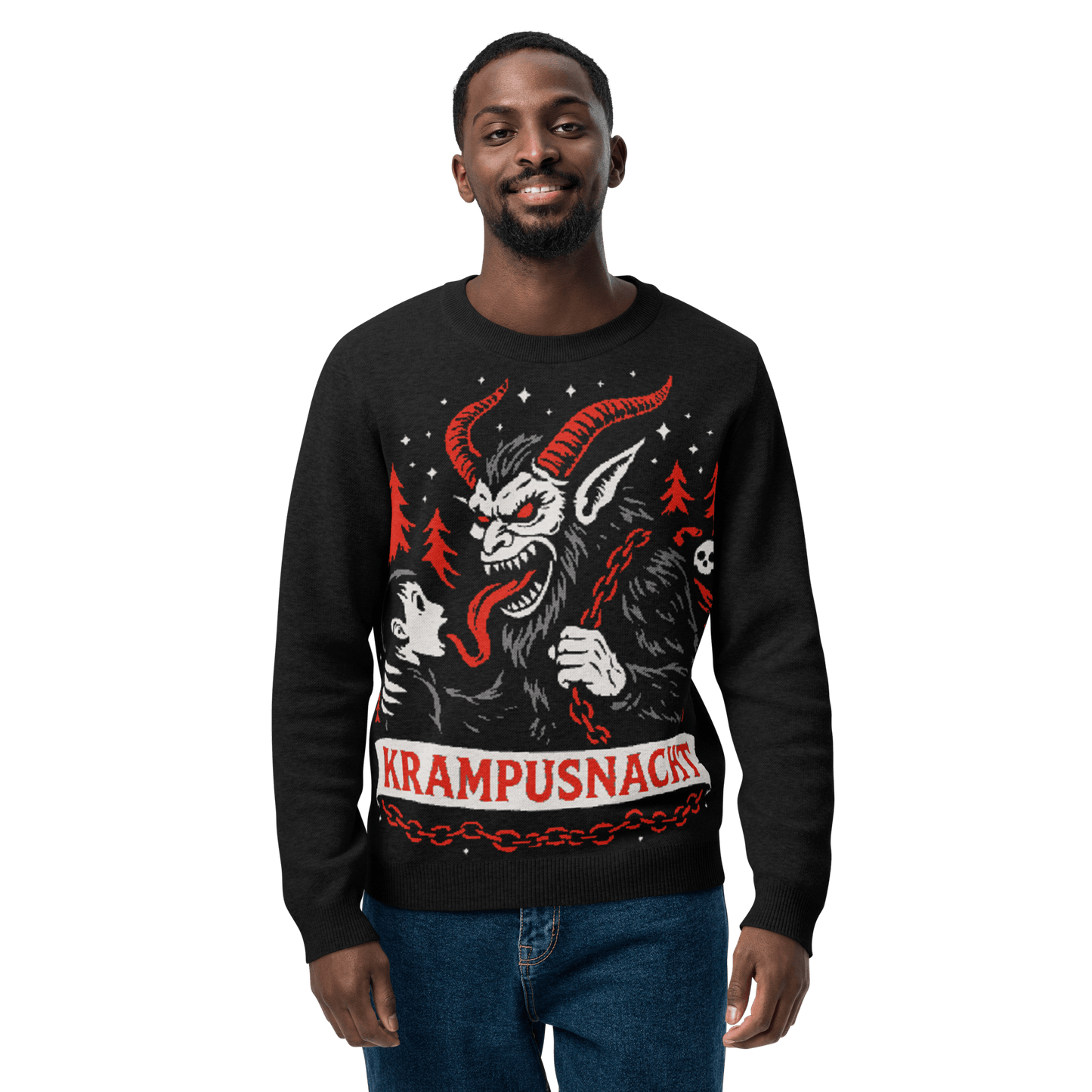 Krampusnacht Knit Crewneck Sweater
