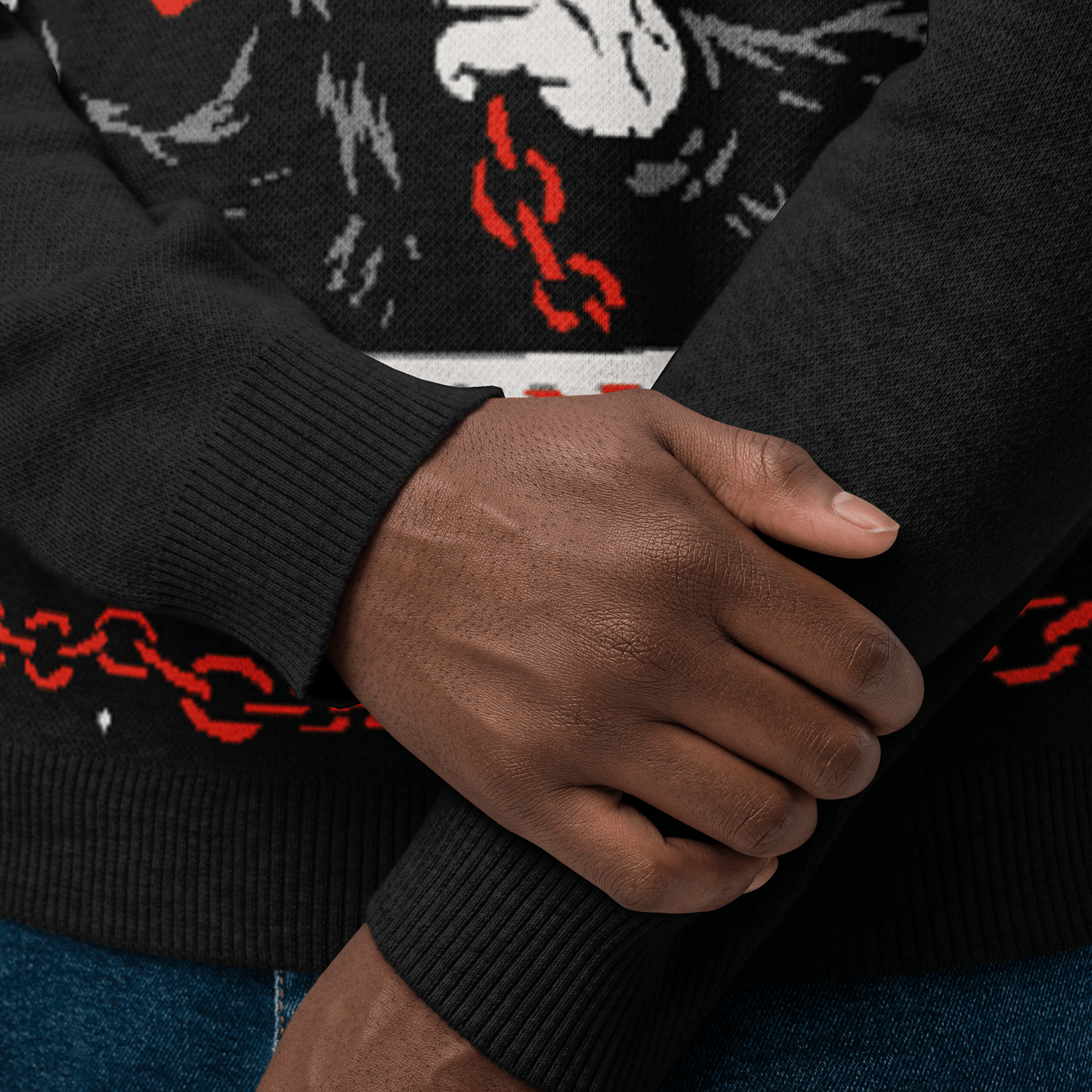 Krampusnacht Knit Crewneck Sweater