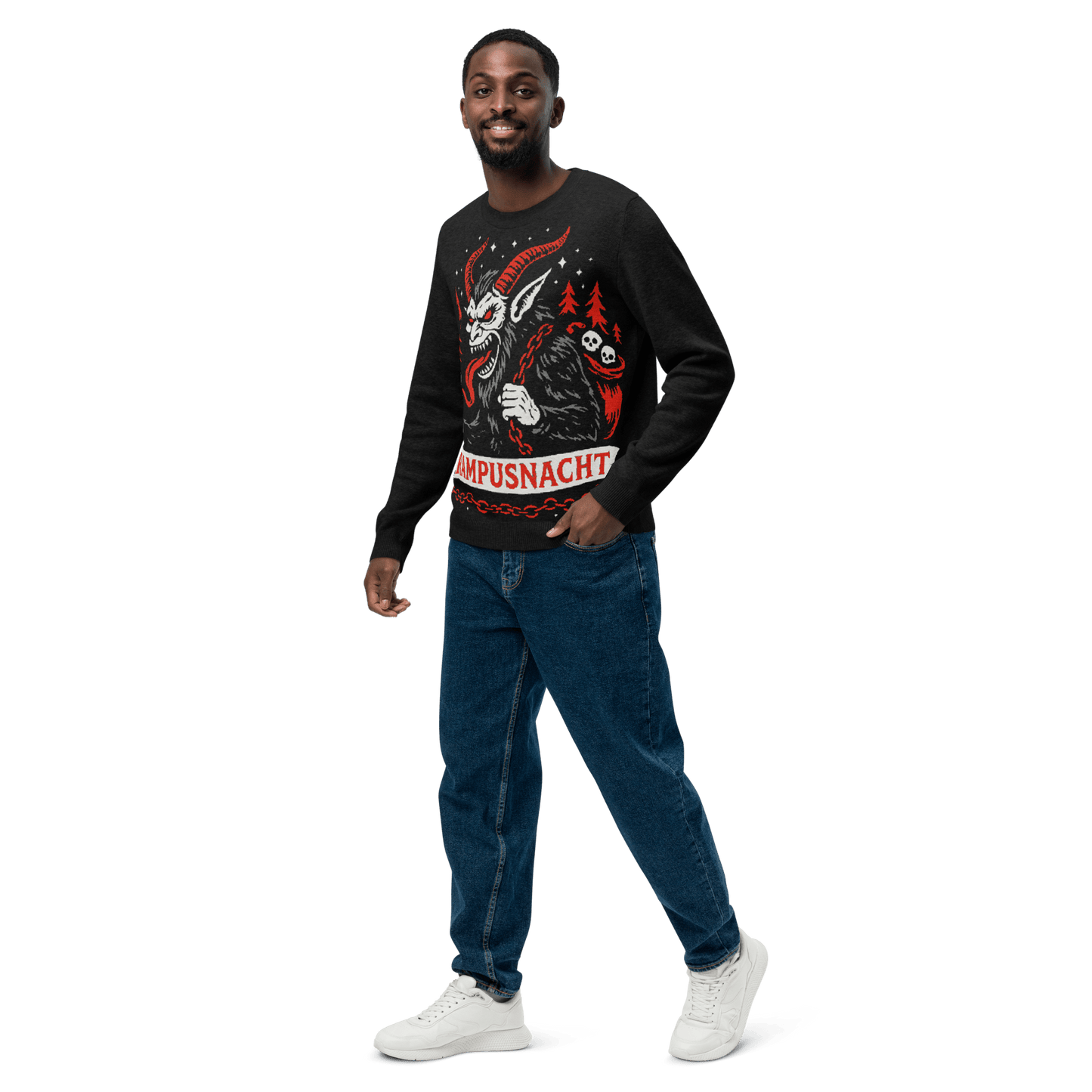 Krampusnacht Knit Crewneck Sweater