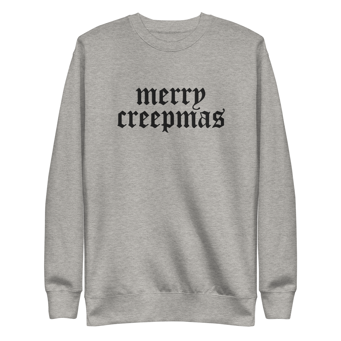 Merry Creepmas Embroidered Unisex Sweatshirt