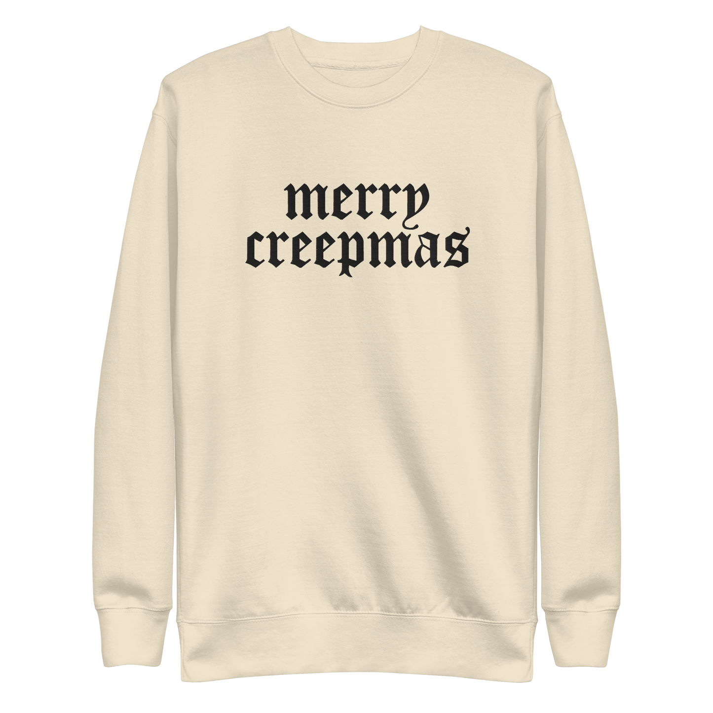 Merry Creepmas Embroidered Unisex Sweatshirt