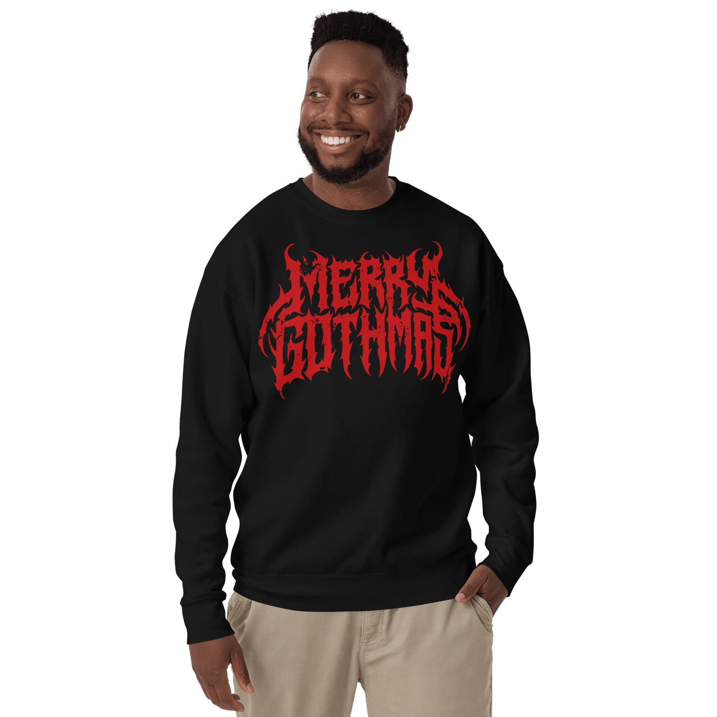 Merry Gothmas Metal Font Unisex Sweatshirt
