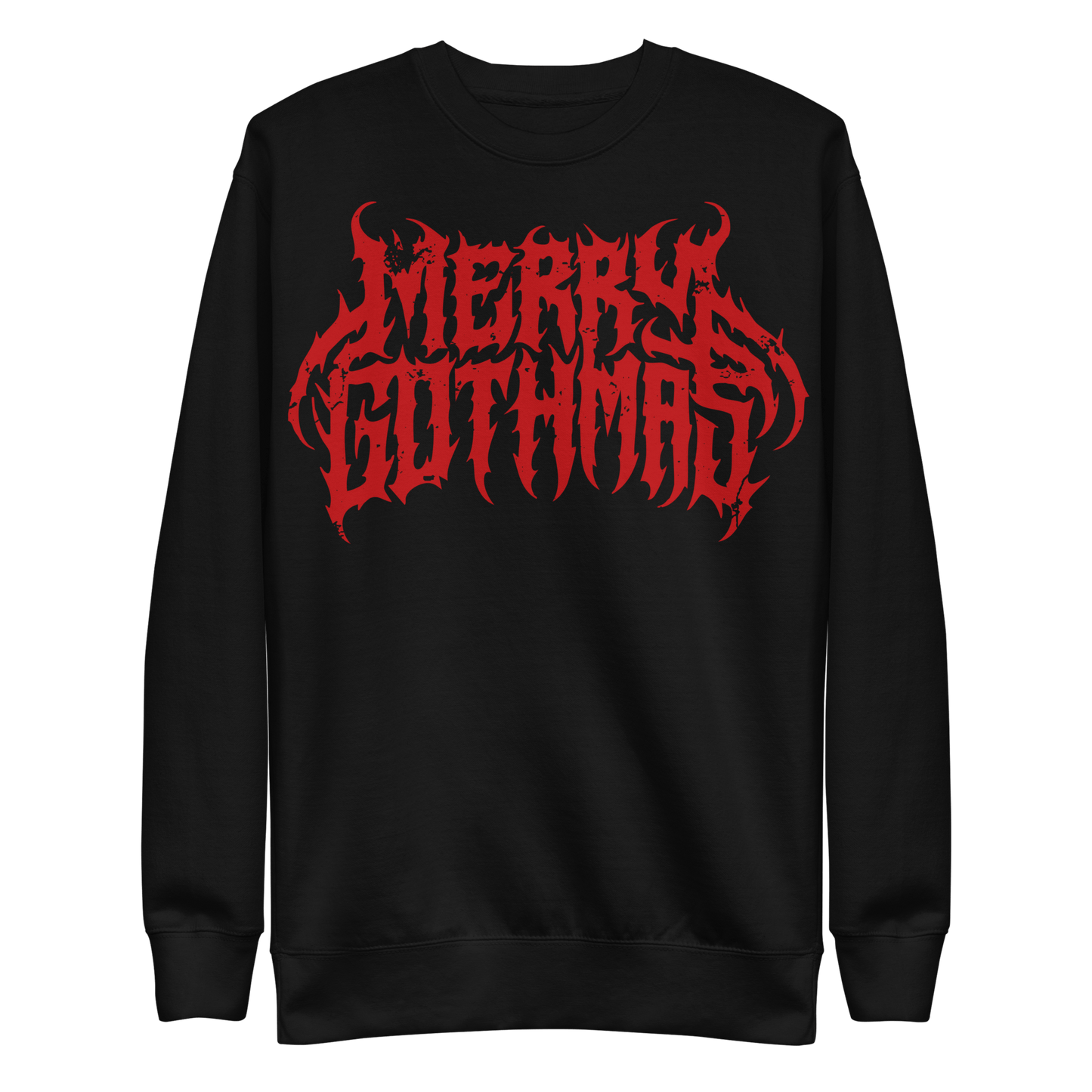 Merry Gothmas Metal Font Unisex Sweatshirt