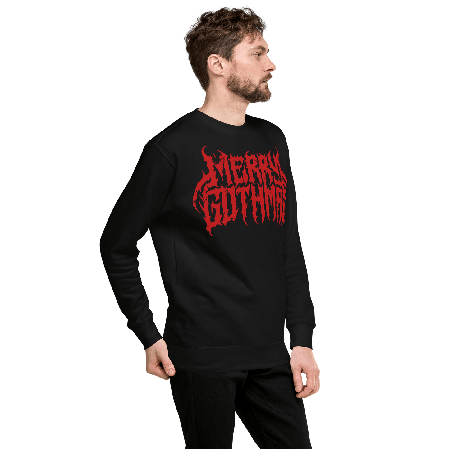 Merry Gothmas Metal Font Unisex Sweatshirt