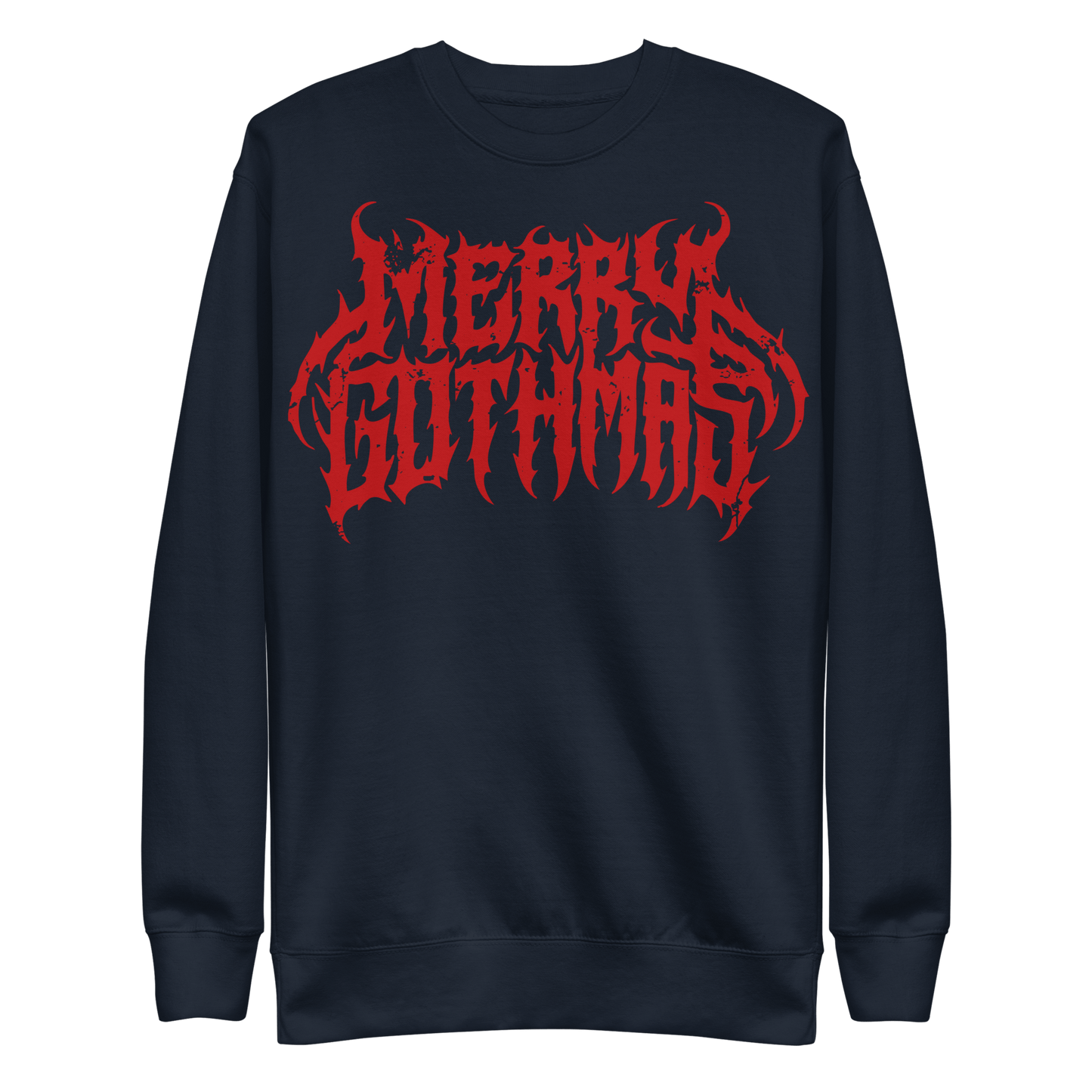 Merry Gothmas Metal Font Unisex Sweatshirt
