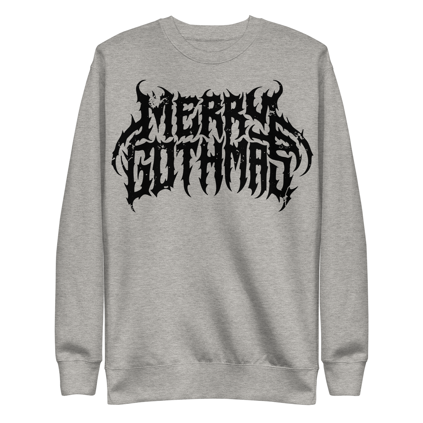 Merry Gothmas Metal Font Unisex Sweatshirt