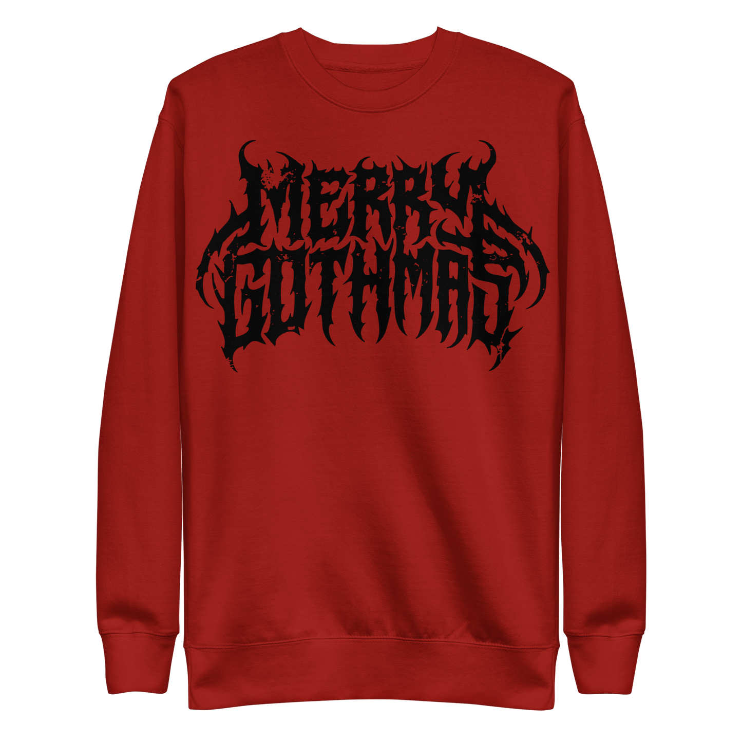 Merry Gothmas Metal Font Unisex Sweatshirt