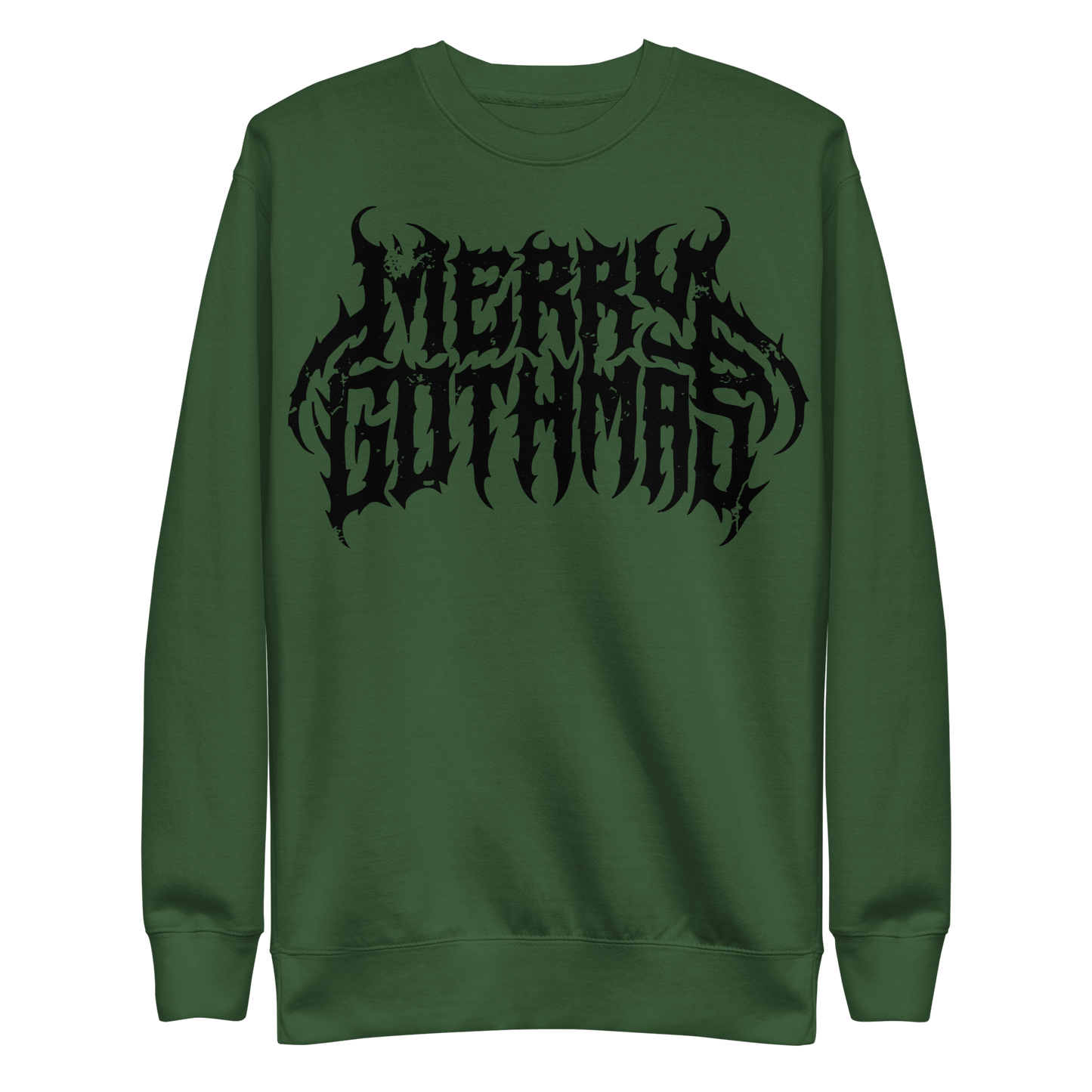 Merry Gothmas Metal Font Unisex Sweatshirt