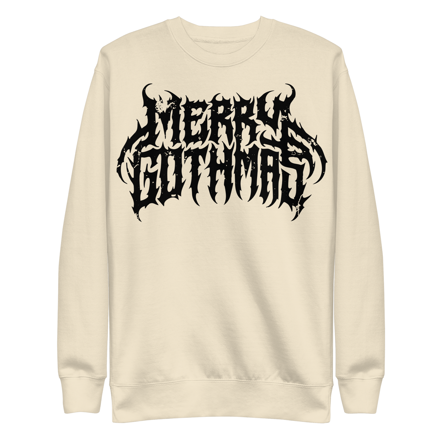 Merry Gothmas Metal Font Unisex Sweatshirt