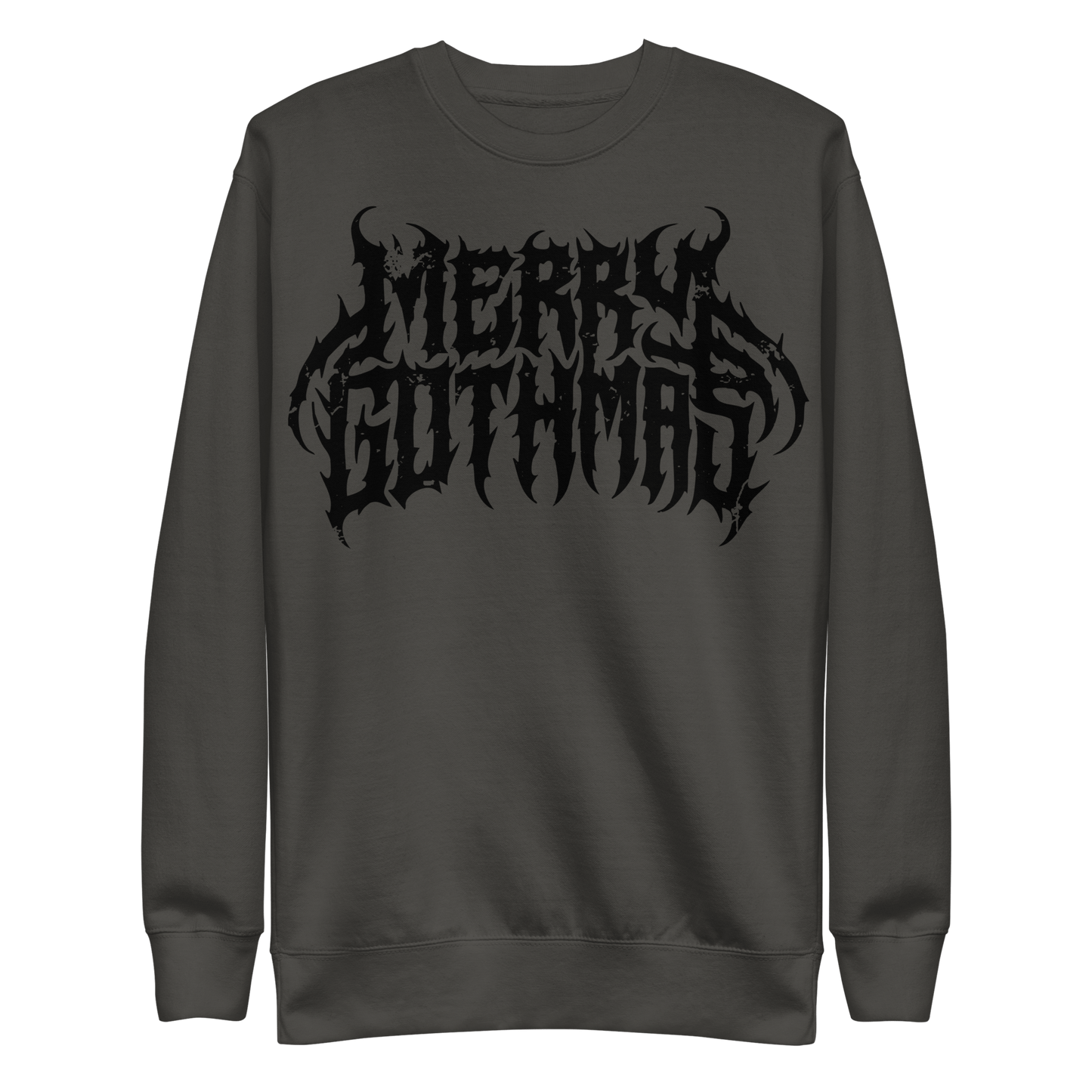 Merry Gothmas Metal Font Unisex Sweatshirt
