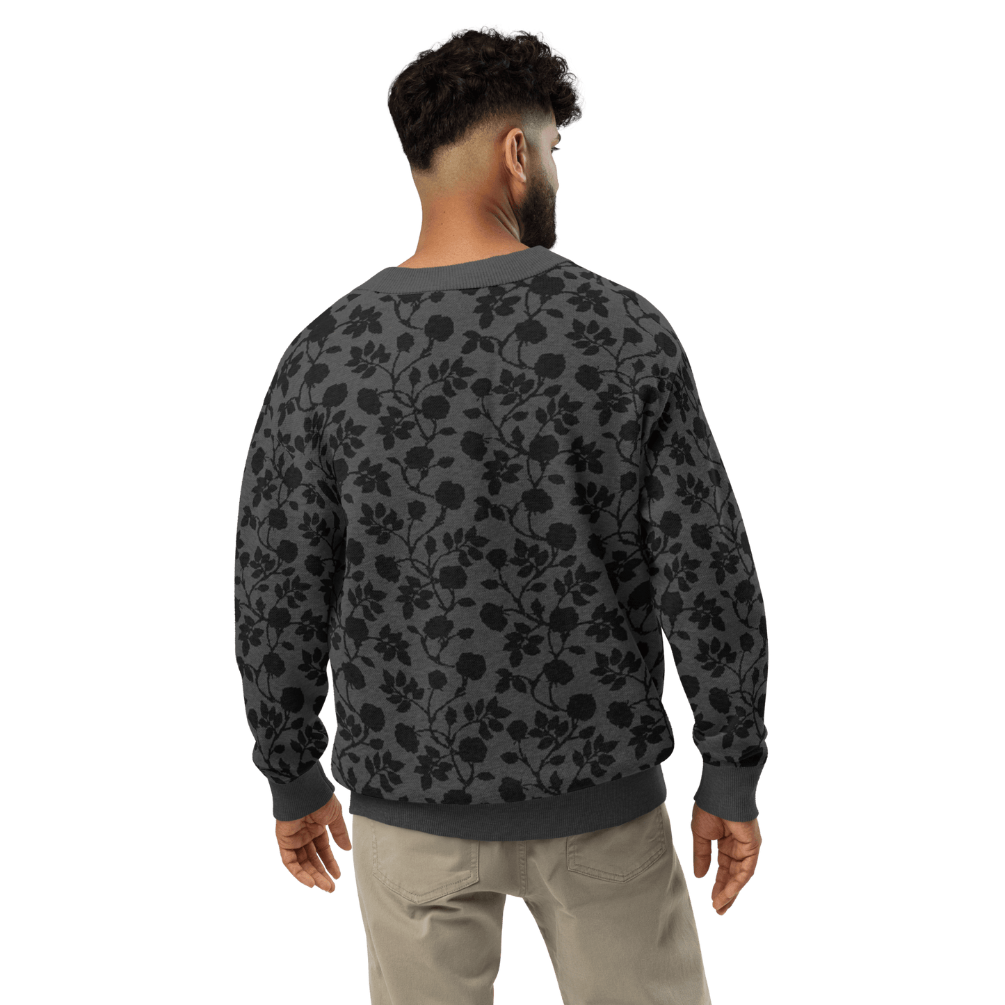 Midnight Bloom Knit Cardigan