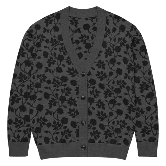 Midnight Bloom Knit Cardigan