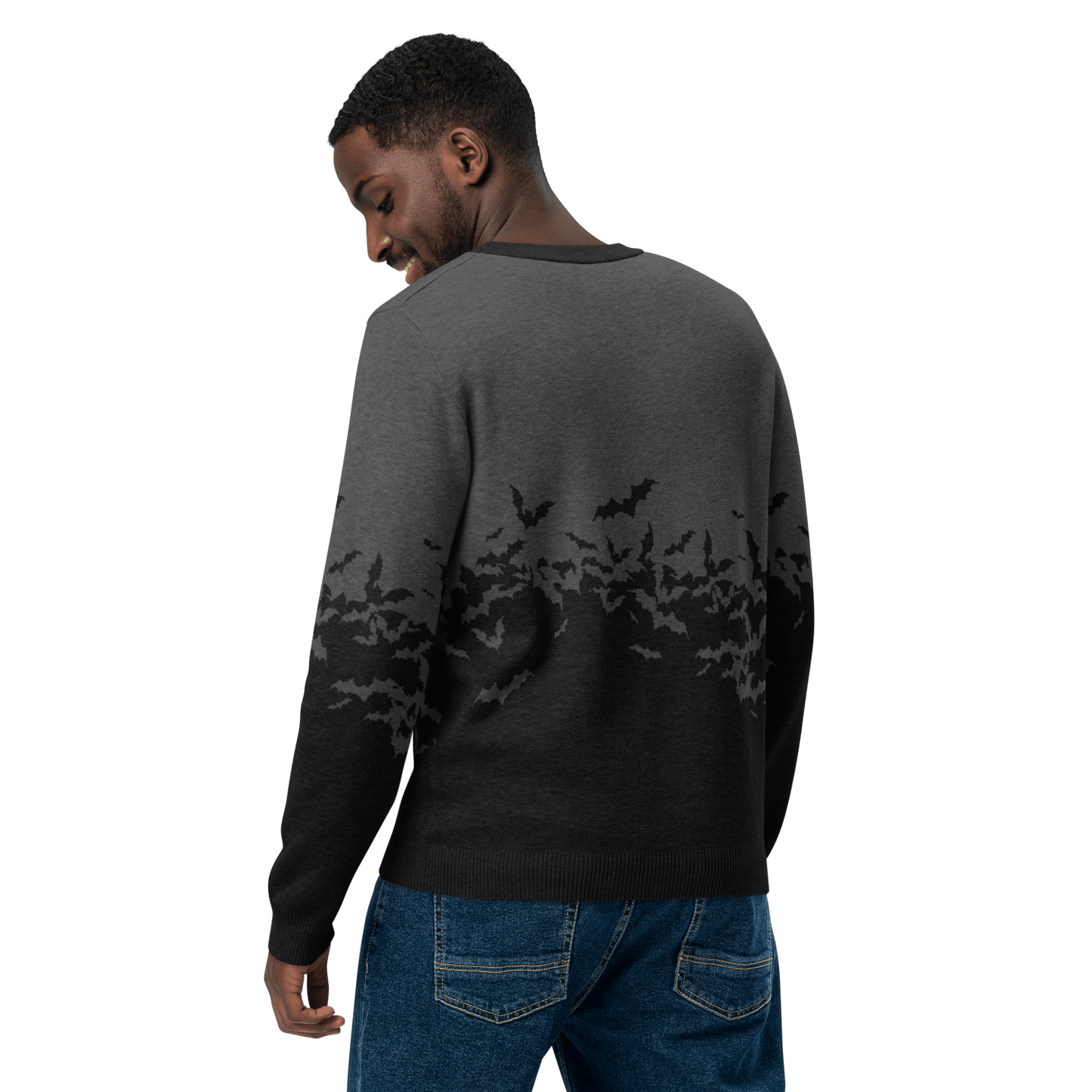 Night Swarm Knit Crewneck Sweater