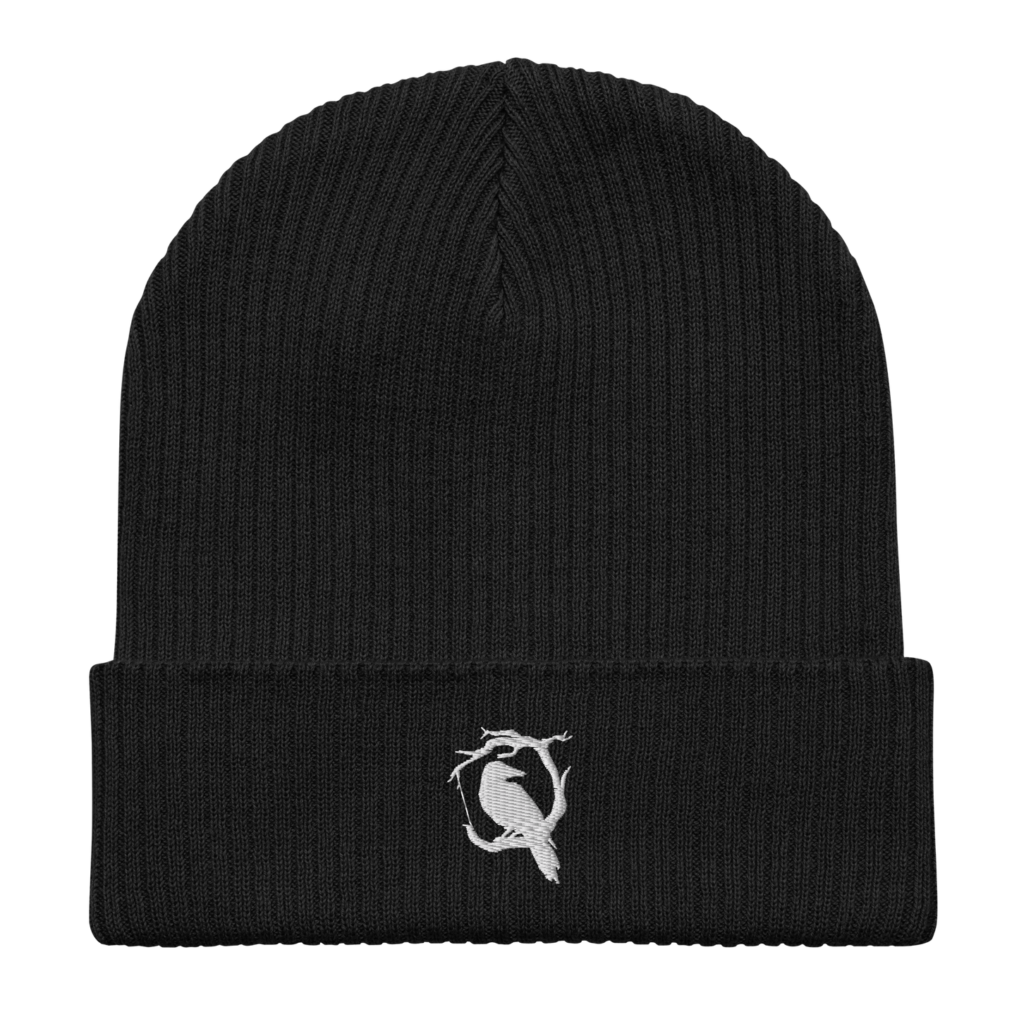 Q&C Logo Organic Ribbed Beanie