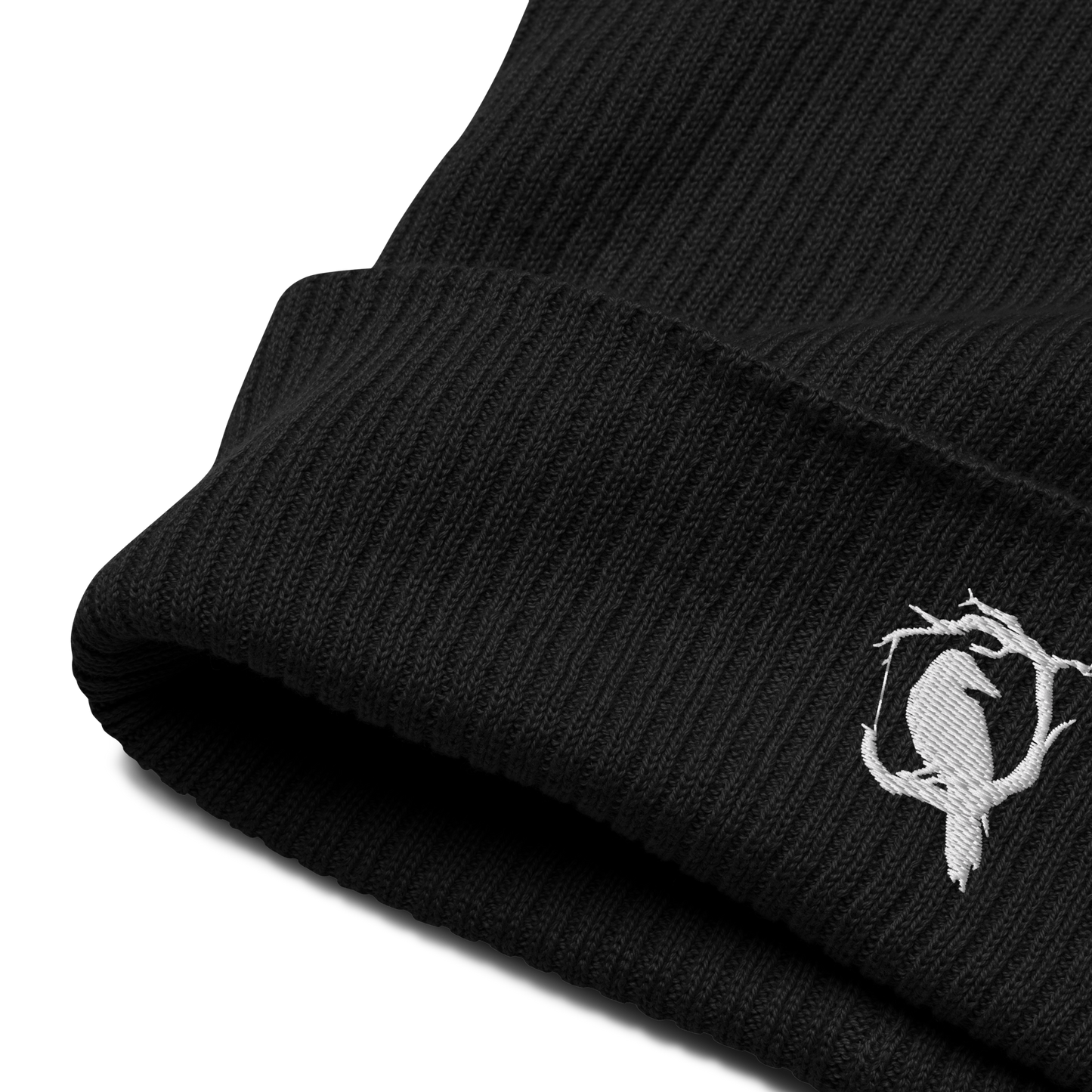 Q&C Logo Organic Ribbed Beanie