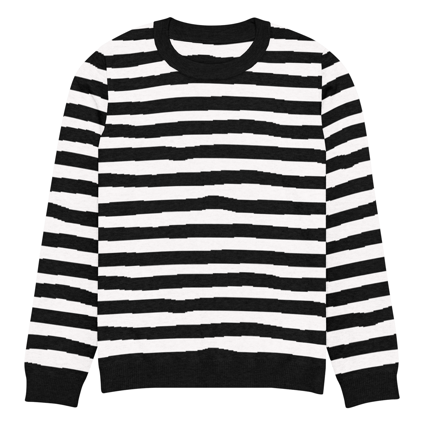 Pugsley Print Knit Crewneck Sweater