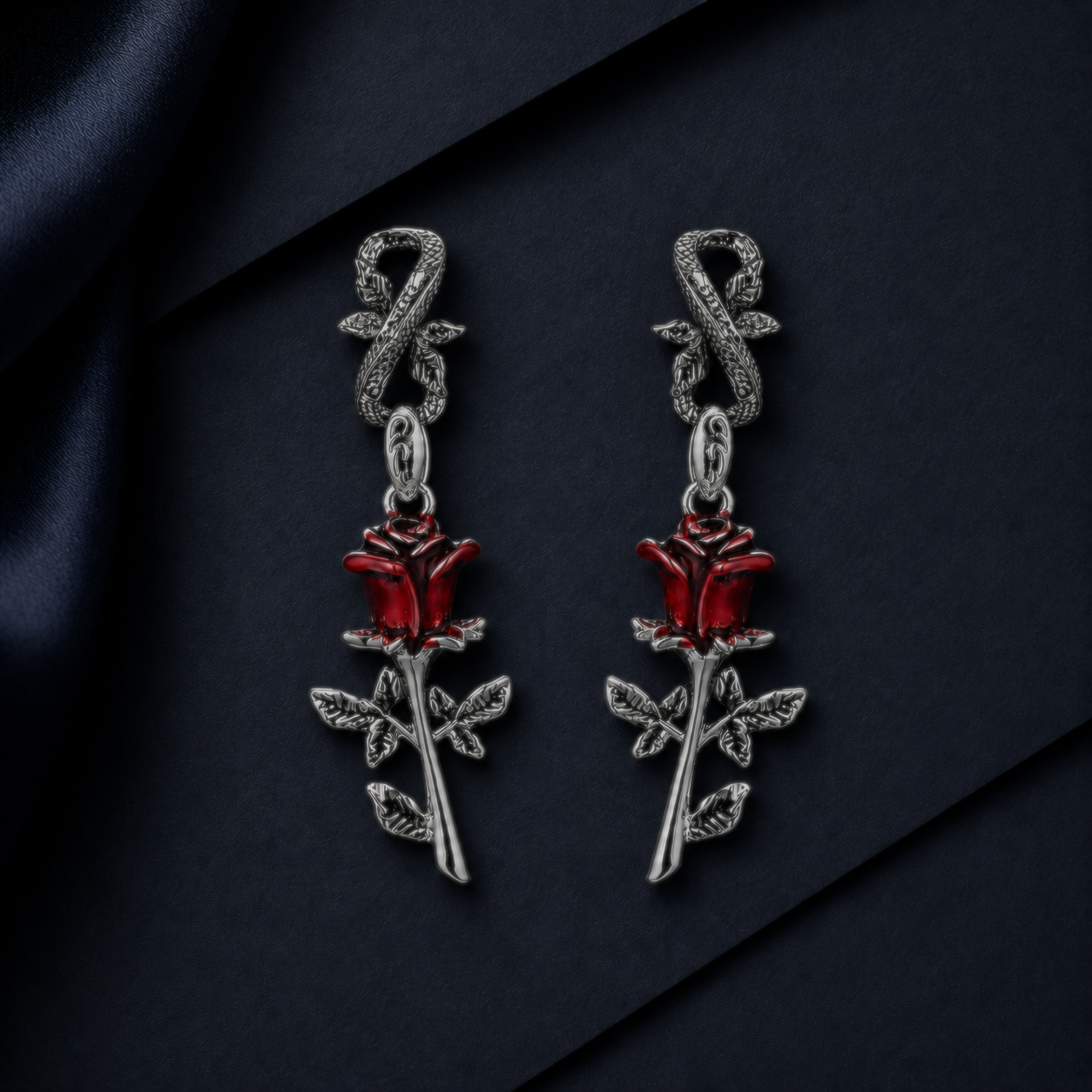 Bloom & Bite Necklace & Earring Set