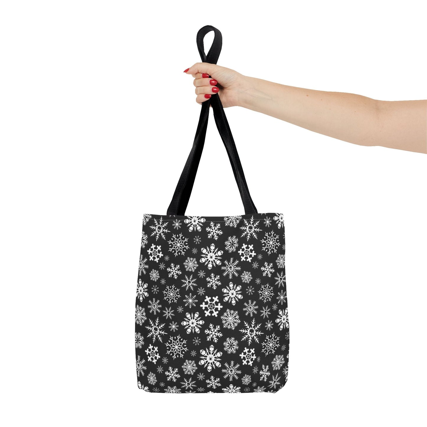 Skulldrift Gothic Snowflake Reusable Gift Bag Tote