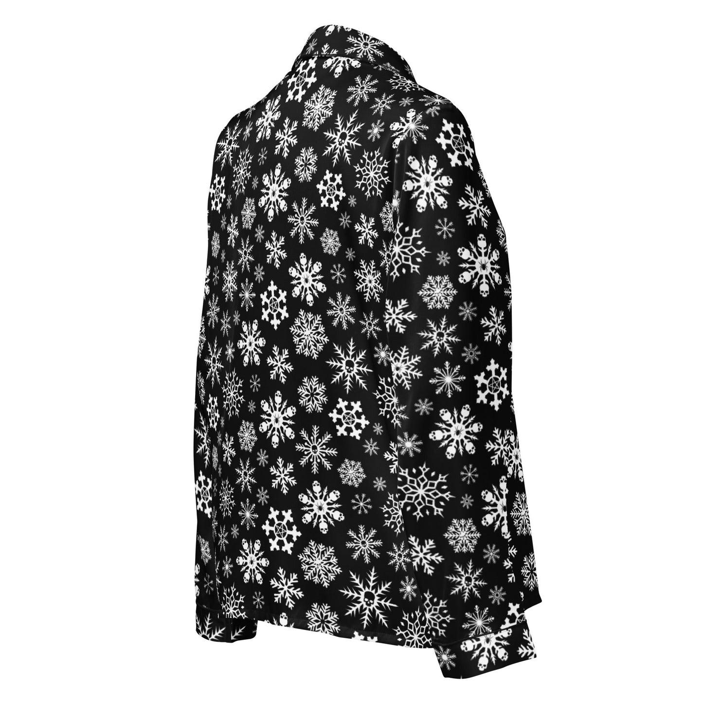 Skulldrift Snow Silky Pajama Top