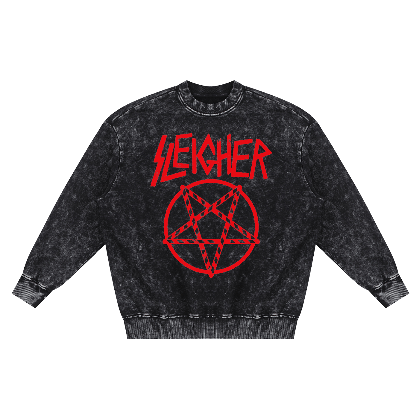 Sleigher Snow Washed Hand-Frayed Sweatshirt (Limited Edition)