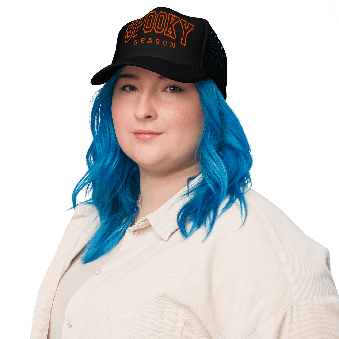 Spooky Season Embroidered Foam Trucker Hat