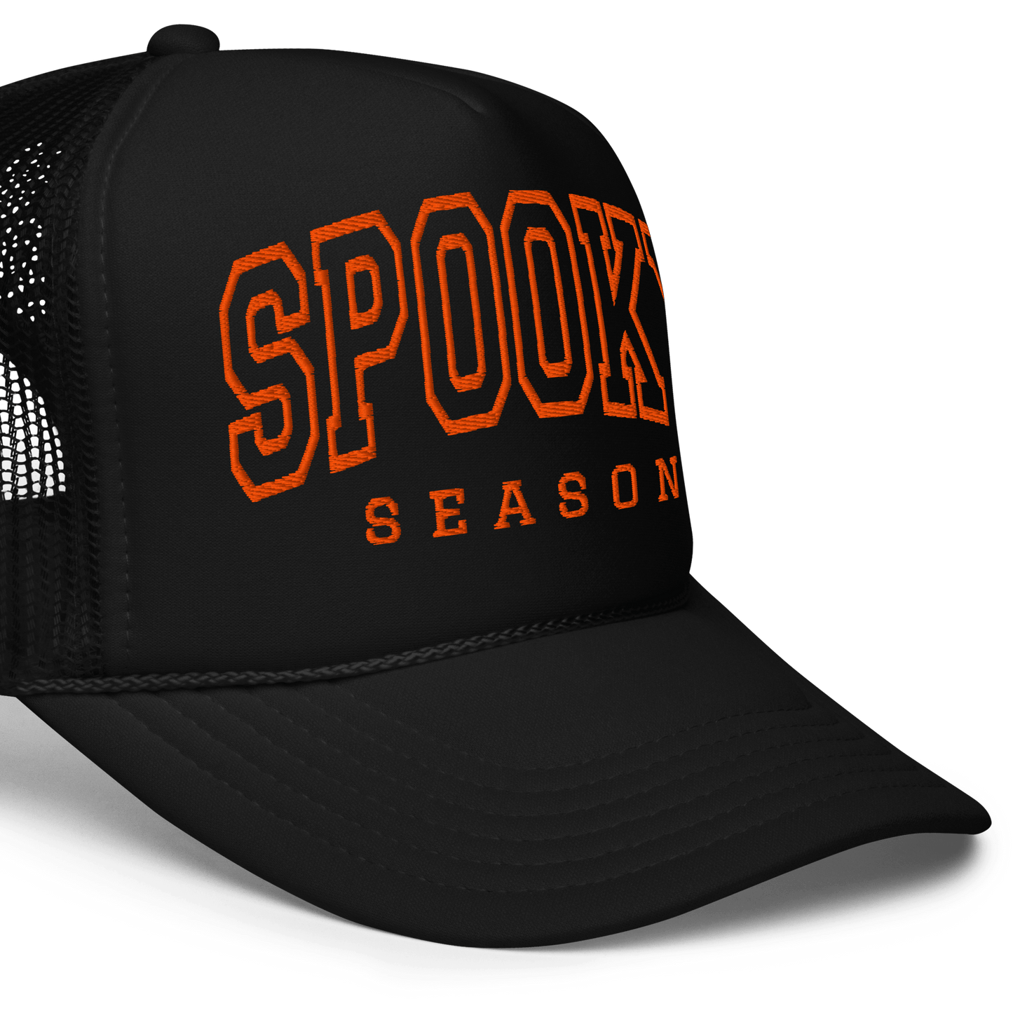 Spooky Season Embroidered Foam Trucker Hat