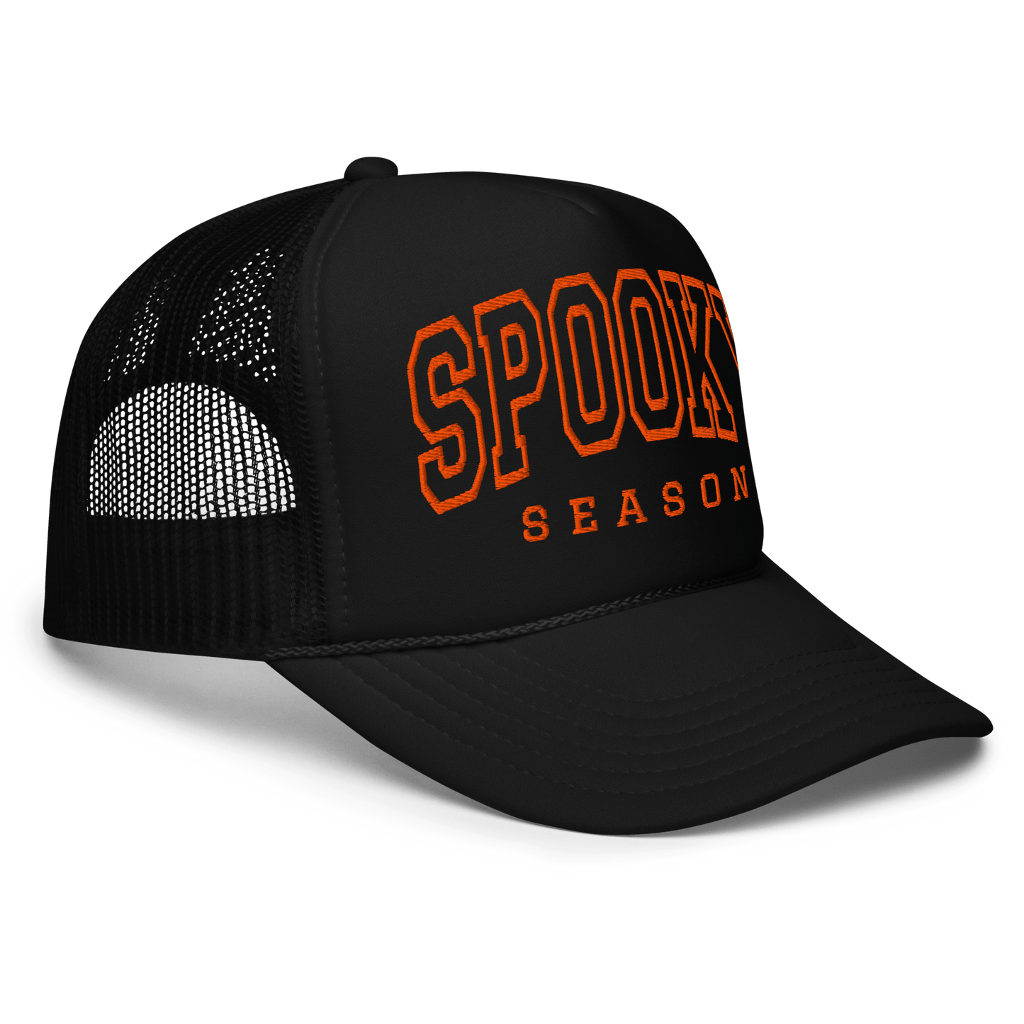 Spooky Season Embroidered Foam Trucker Hat