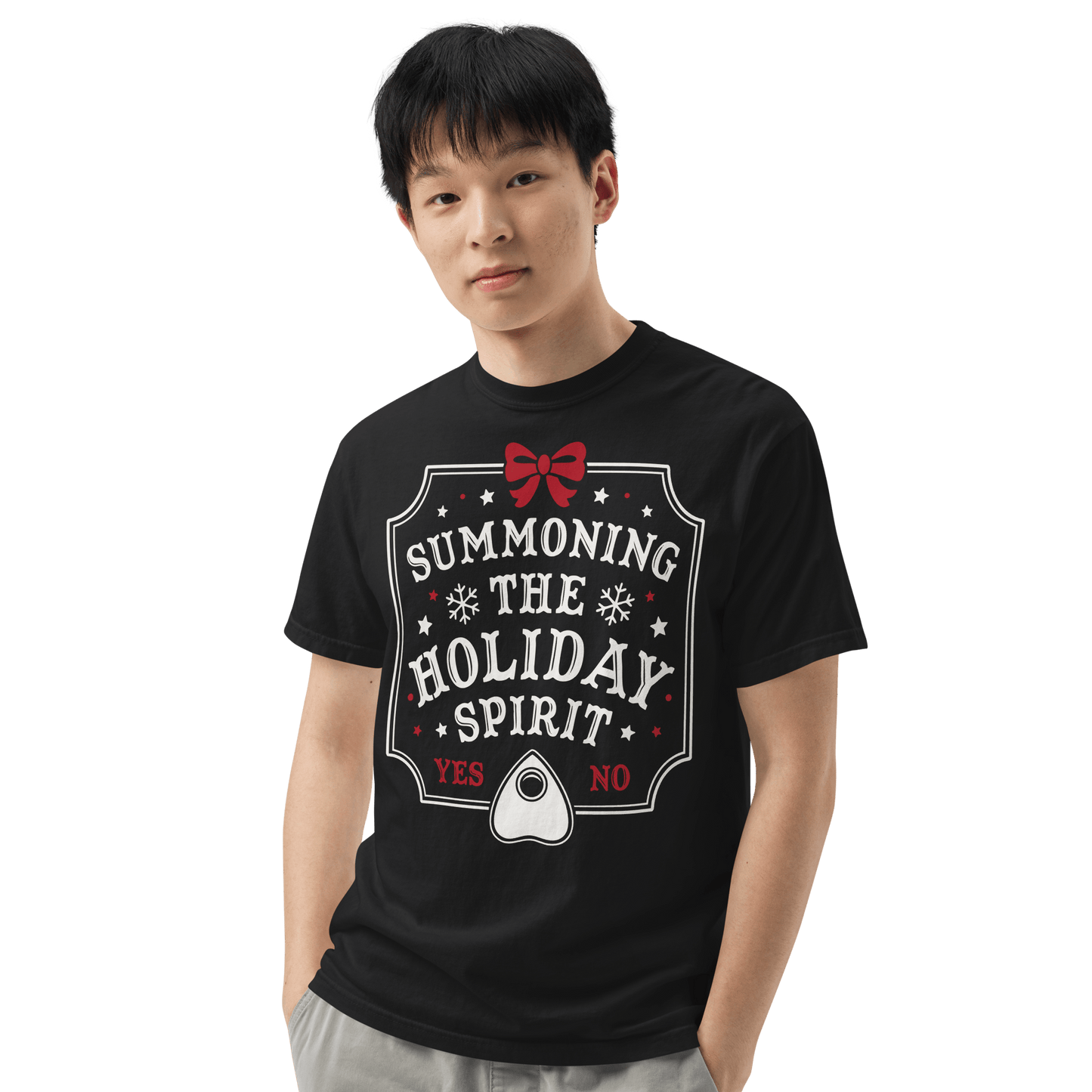 Summoning the Holiday Spirit Comfy Tee
