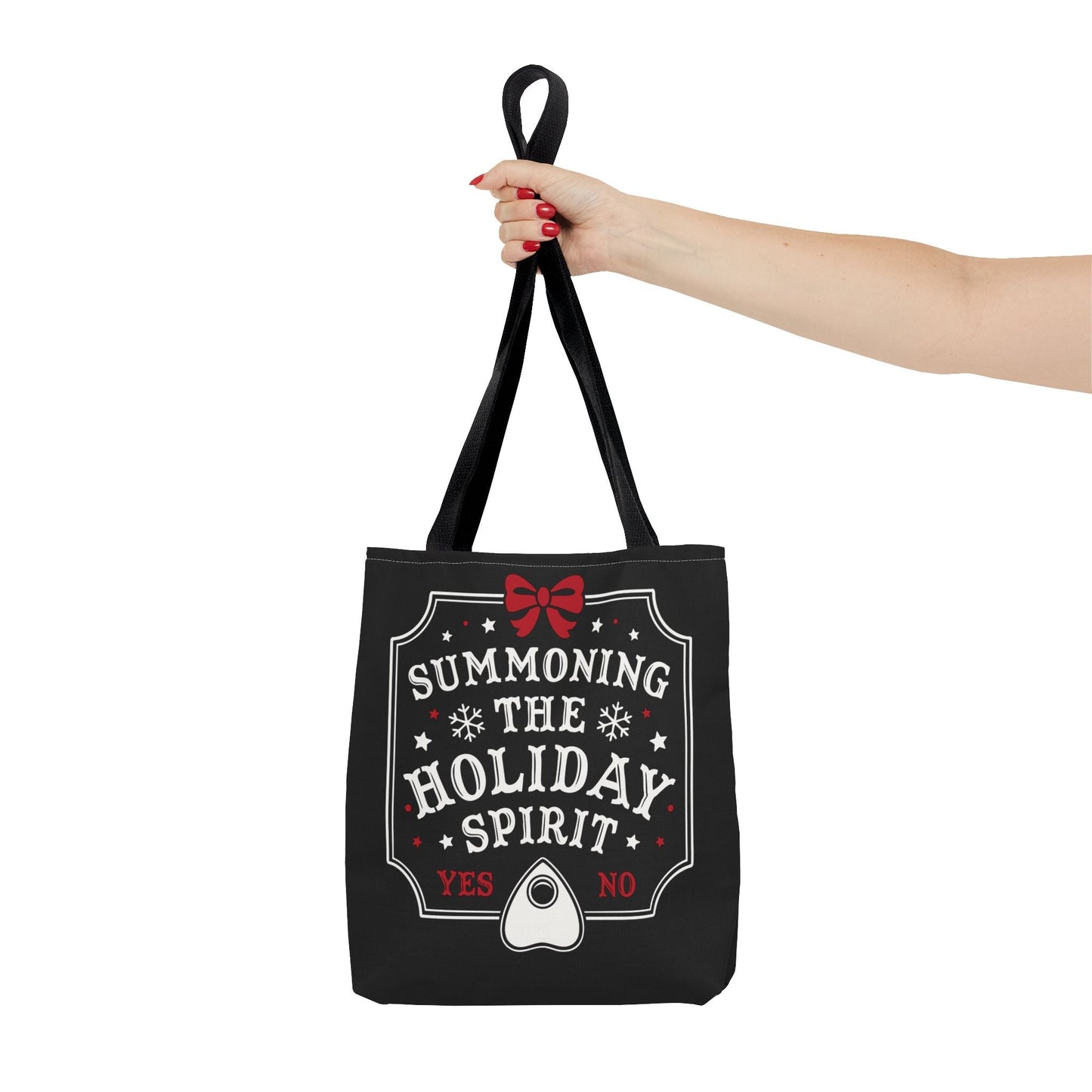 Summoning the Holiday Spirit Reusable Gift Bag Tote