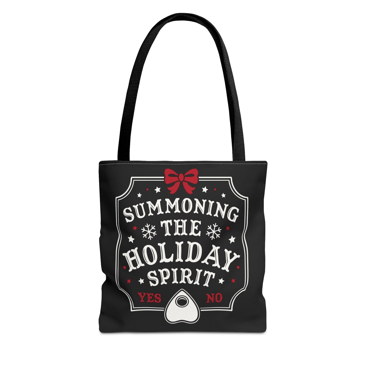 Summoning the Holiday Spirit Reusable Gift Bag Tote