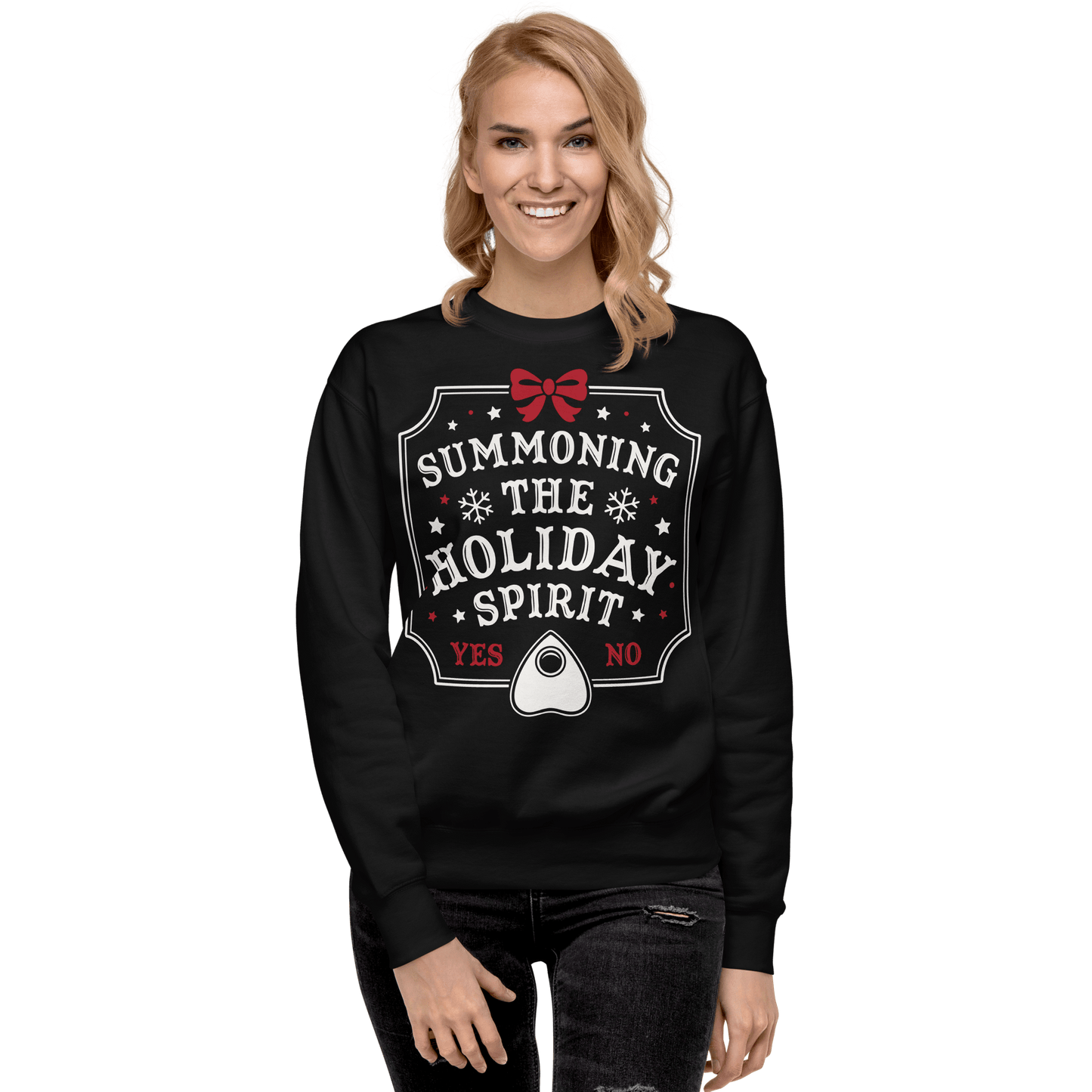 Summoning the Holiday Spirit Unisex Sweatshirt