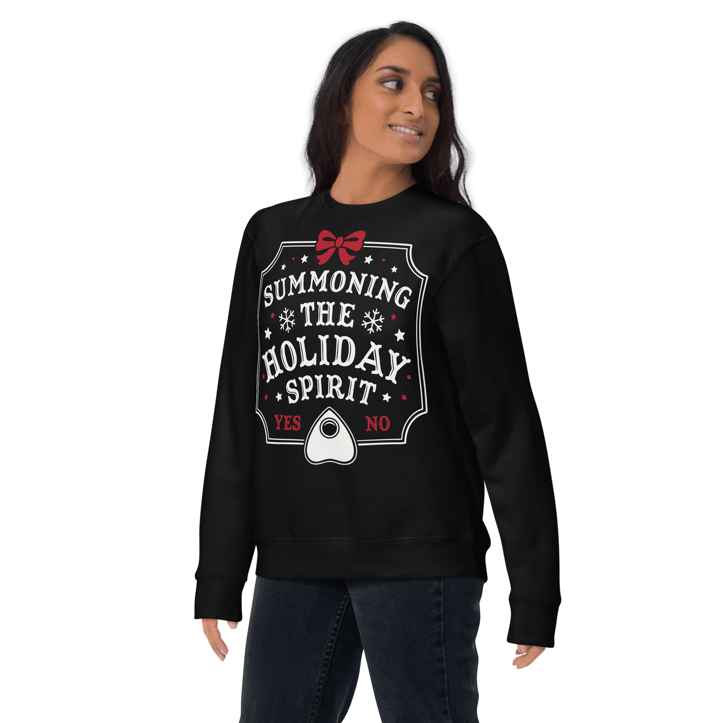 Summoning the Holiday Spirit Unisex Sweatshirt