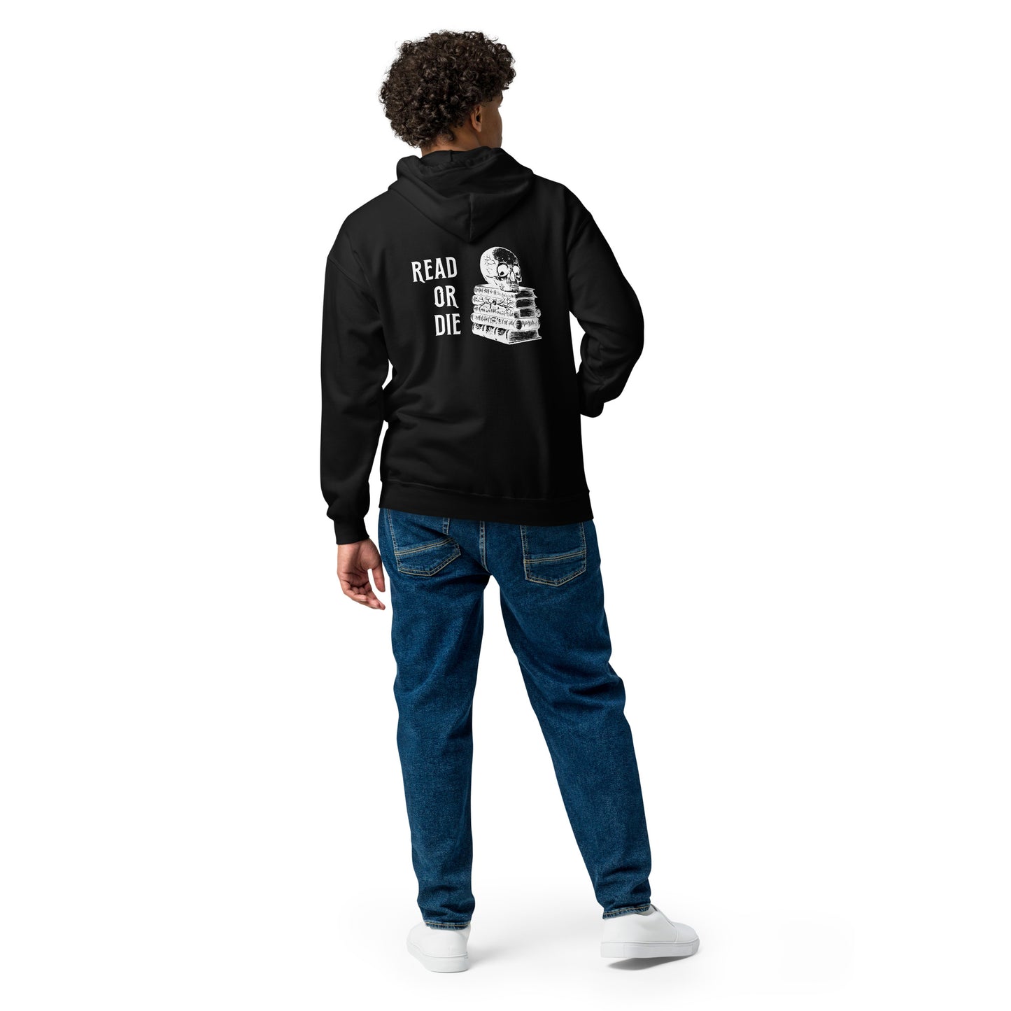 Read or Die Unisex Heavy-Blend Zip Hoodie