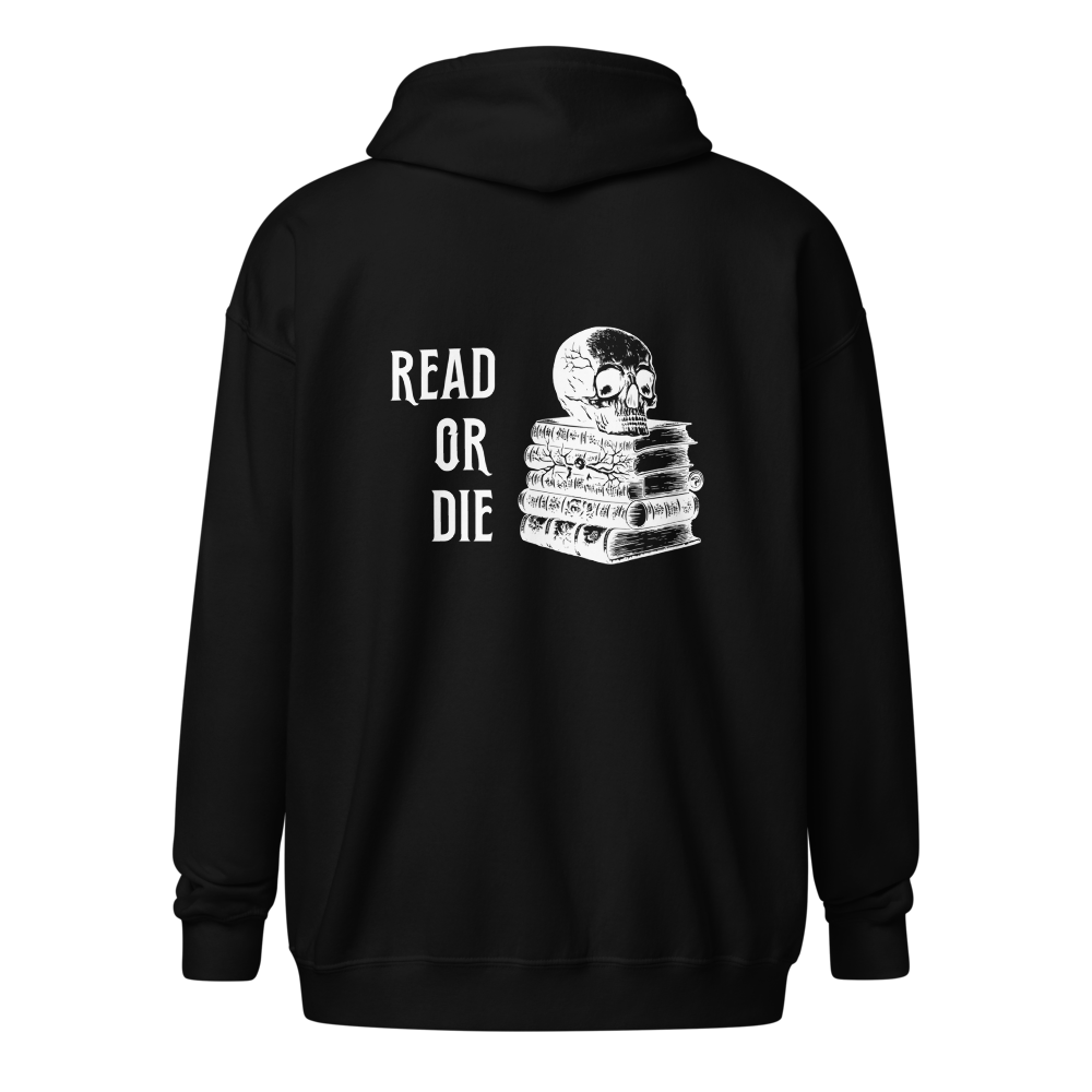 Read or Die Unisex Heavy-Blend Zip Hoodie