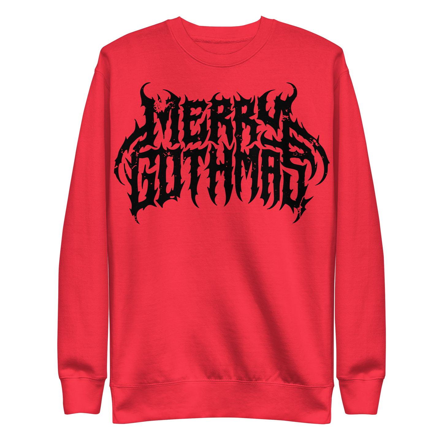 Merry Gothmas Metal Font Unisex Sweatshirt