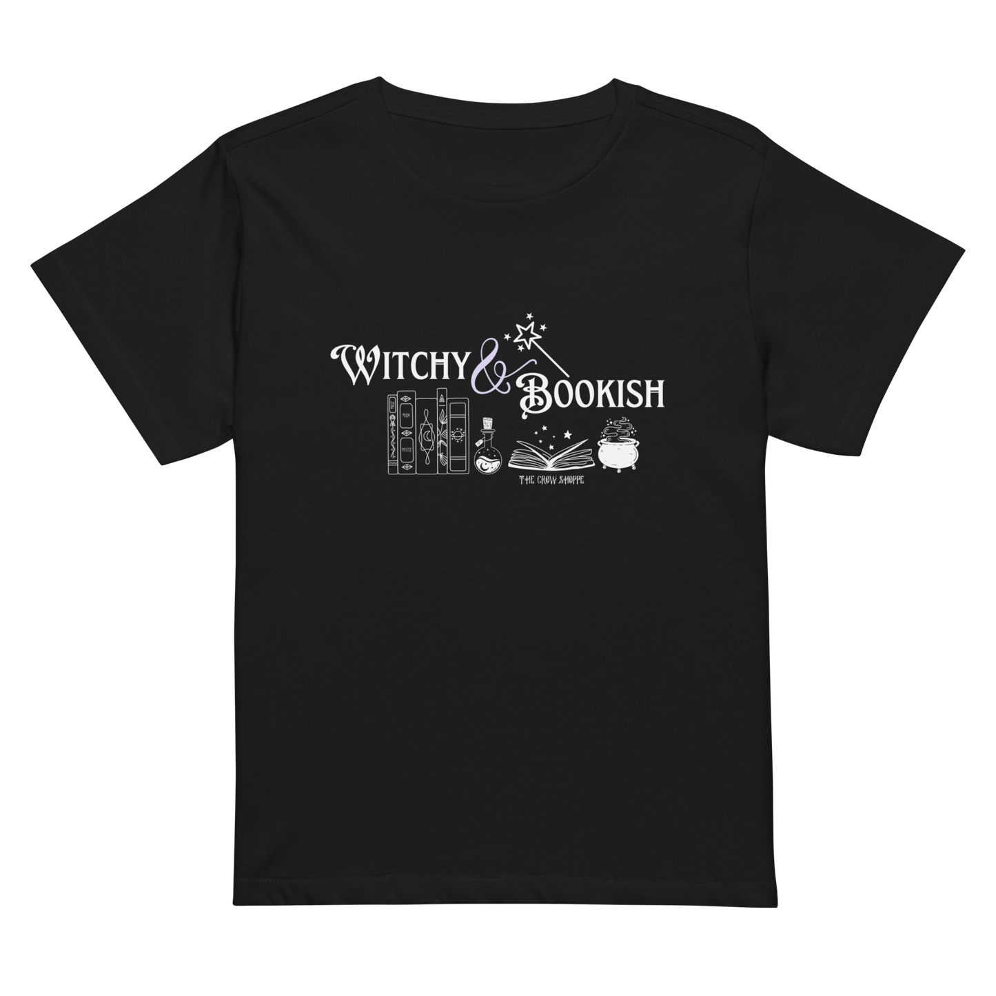Camiseta de cintura alta de Witchy &amp; Bookish