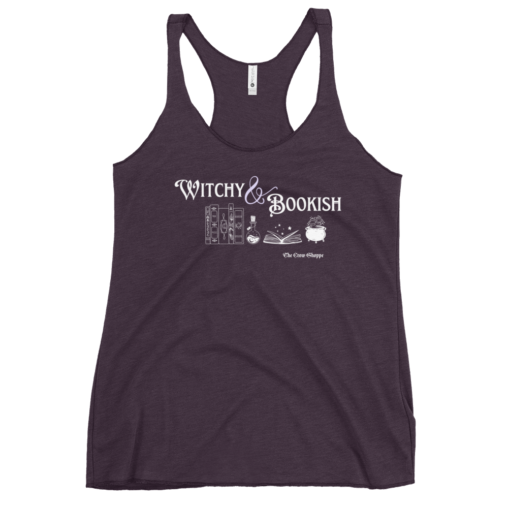 Camiseta sin mangas con espalda cruzada de Witchy &amp; Bookish