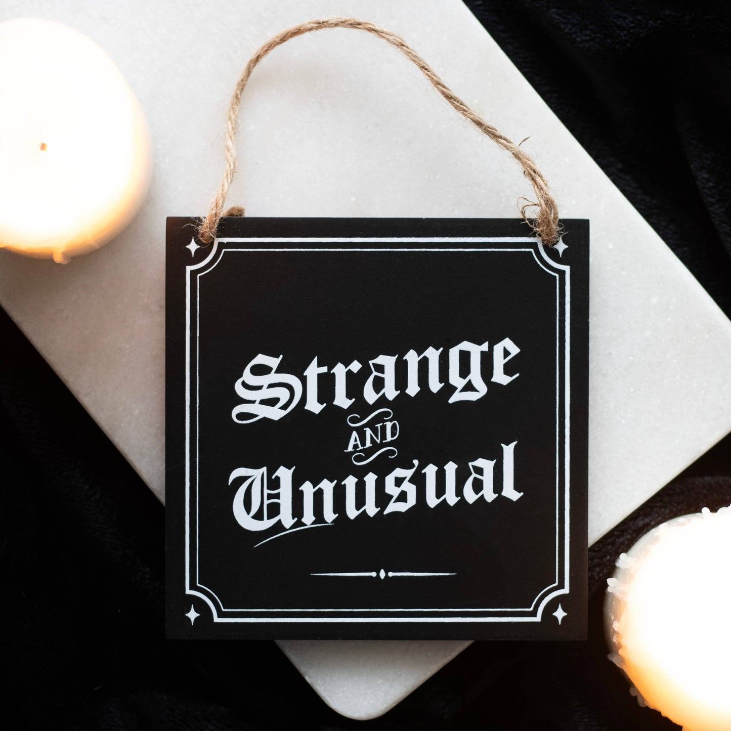 Gothic Strange & Unusual Hanging Sign