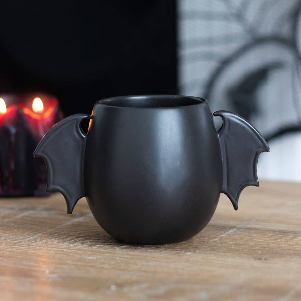 Gothic Bat Wing Rounded Mug