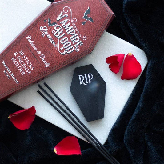 Vampire Blood Incense Sticks & Coffin Holder