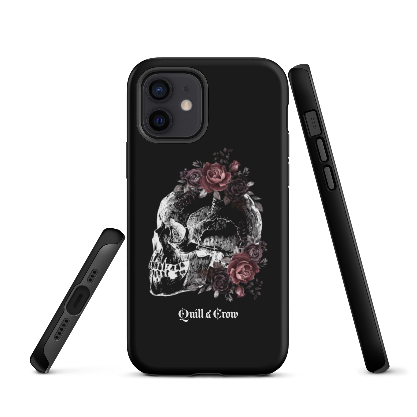 Muerte y rosas Funda de iPhone