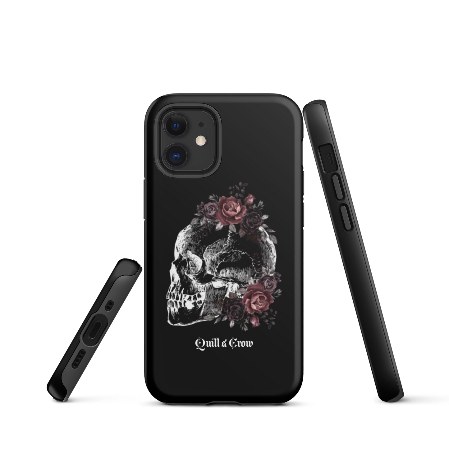 Muerte y rosas Funda de iPhone