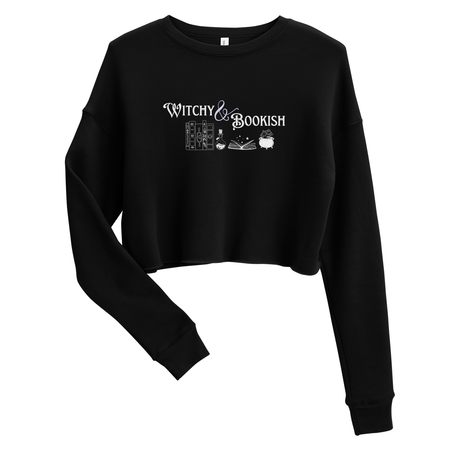 Witchy & Bookish Crop Sweatshirt